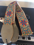 Souldier Straps Dresden Star Mustard 2" Guitar Strap *Free Shipping in the USA*