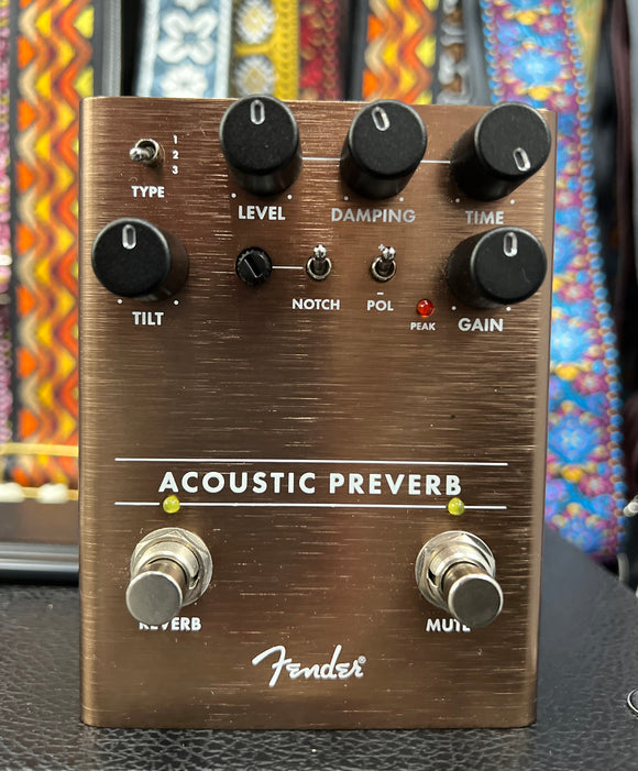 Fender Acoustic Reverb Used