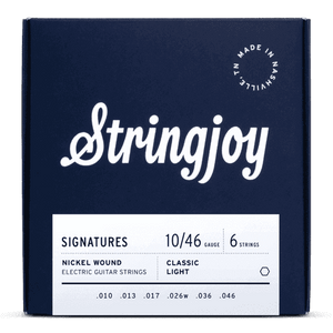 Stringjoy Signatures | Classic Light Gauge (10-46) Nickel Wound Electric Guitar Strings