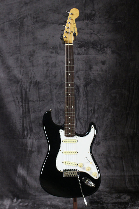 1985 Squier Stratocaster Black Made in Japan