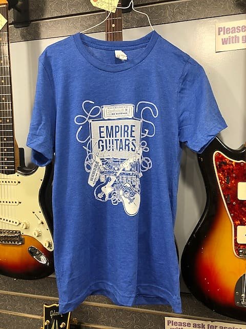 Empire Guitars Big Mess Blue T-Shirt Medium