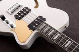 Reverend Dub King Bass Guitar Transparent White *Free Shipping in the USA*