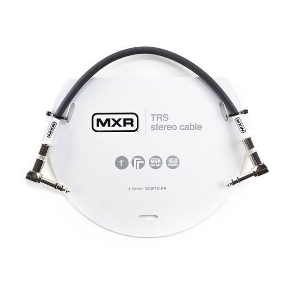 MXR TRS Stereo Cable DCIST01RR 1ft. *Free Shipping in the USA*