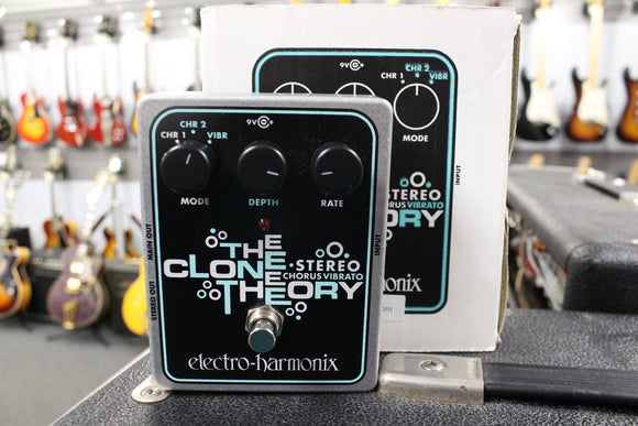 Electro-Harmonic Clone Theory Stereo Chorus Vibrato Used