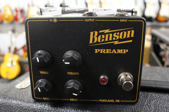 Benson Preamp Black & Orange Used